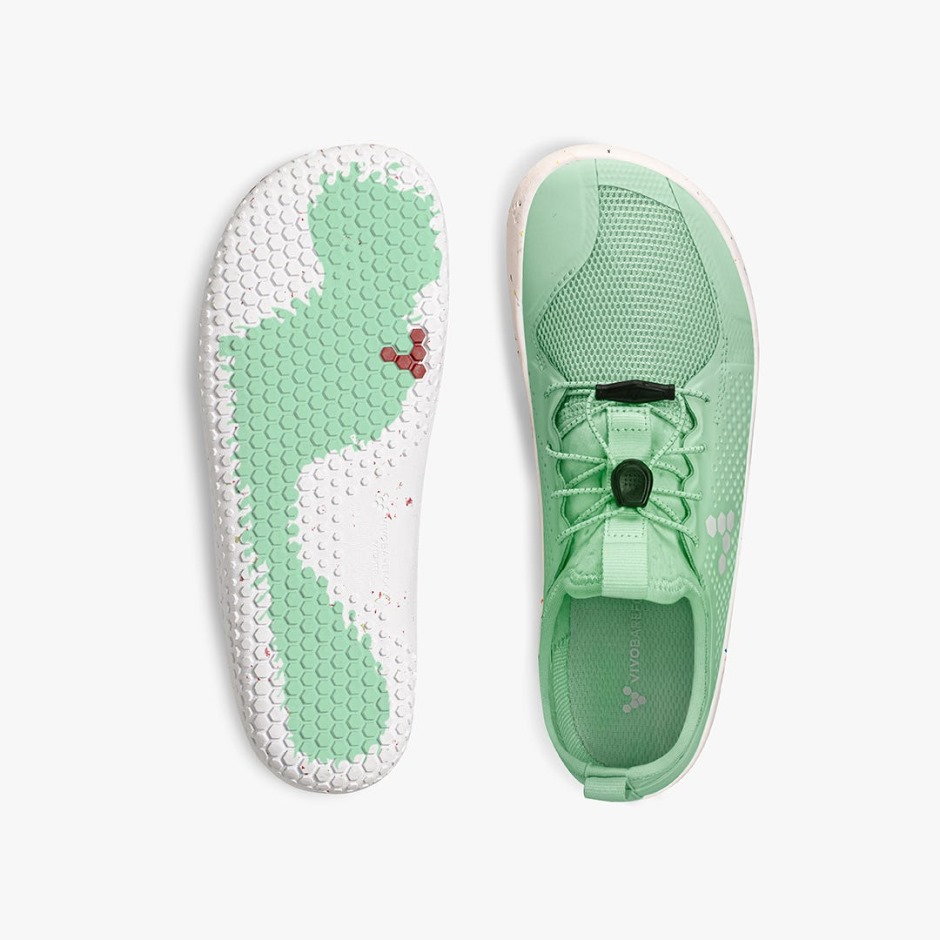 Neo Mint Primus Sport II One Earth Juniors Vivobarefoot