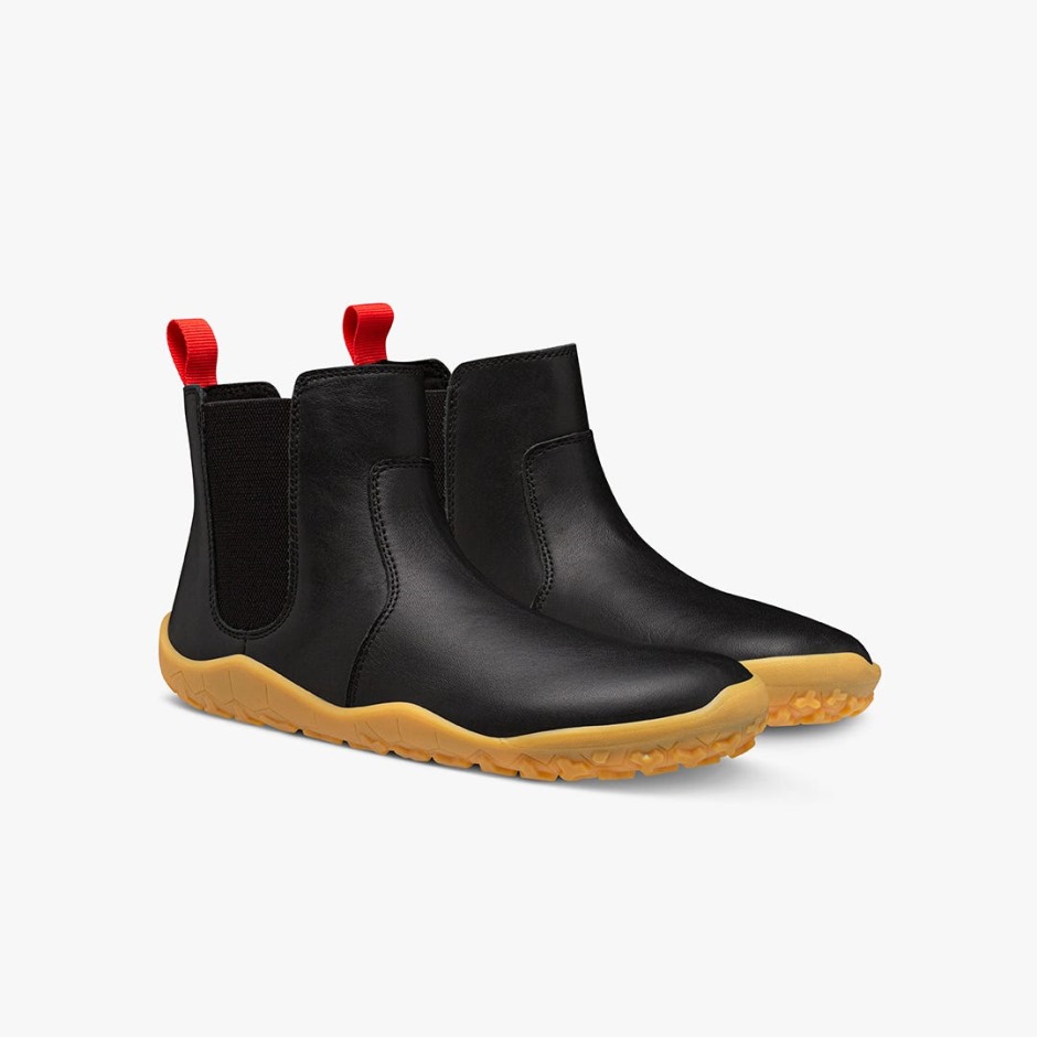 Obsidian Vivobarefoot Fulham II Juniors