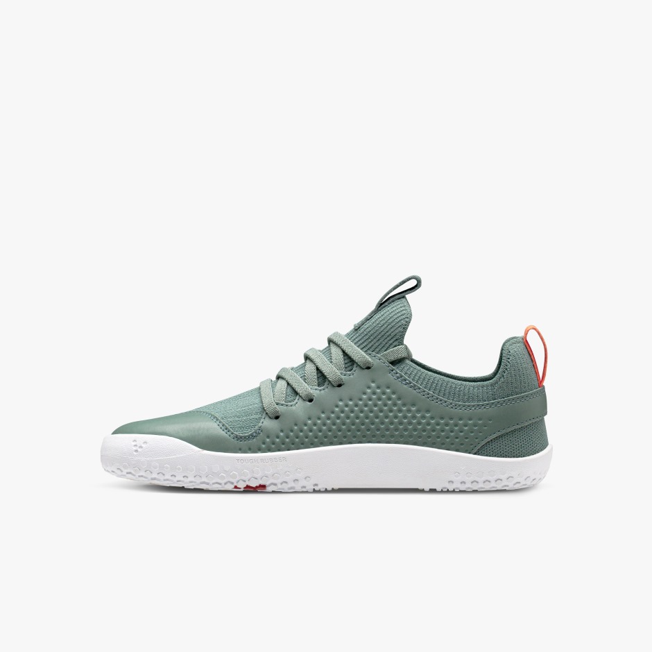 Sea Green Vivobarefoot Primus Knit II Juniors